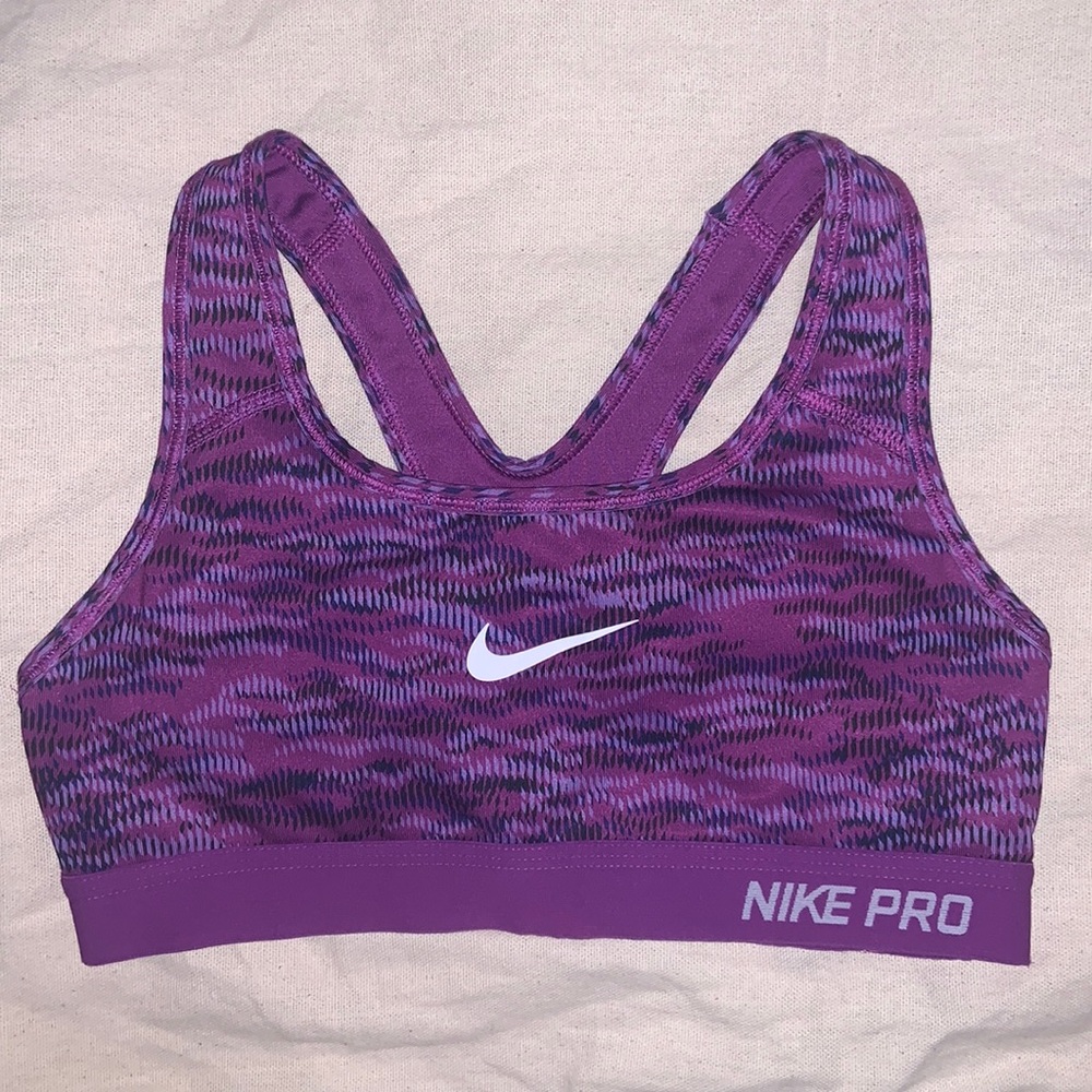 Nike Pro Sports Bra - XS Purple